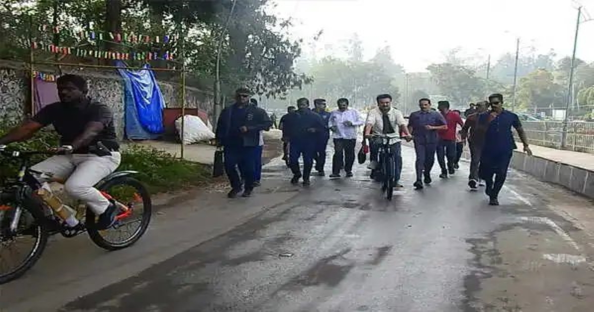 Cm-stalin-kodaikanal-visit-walk-cycle-viral