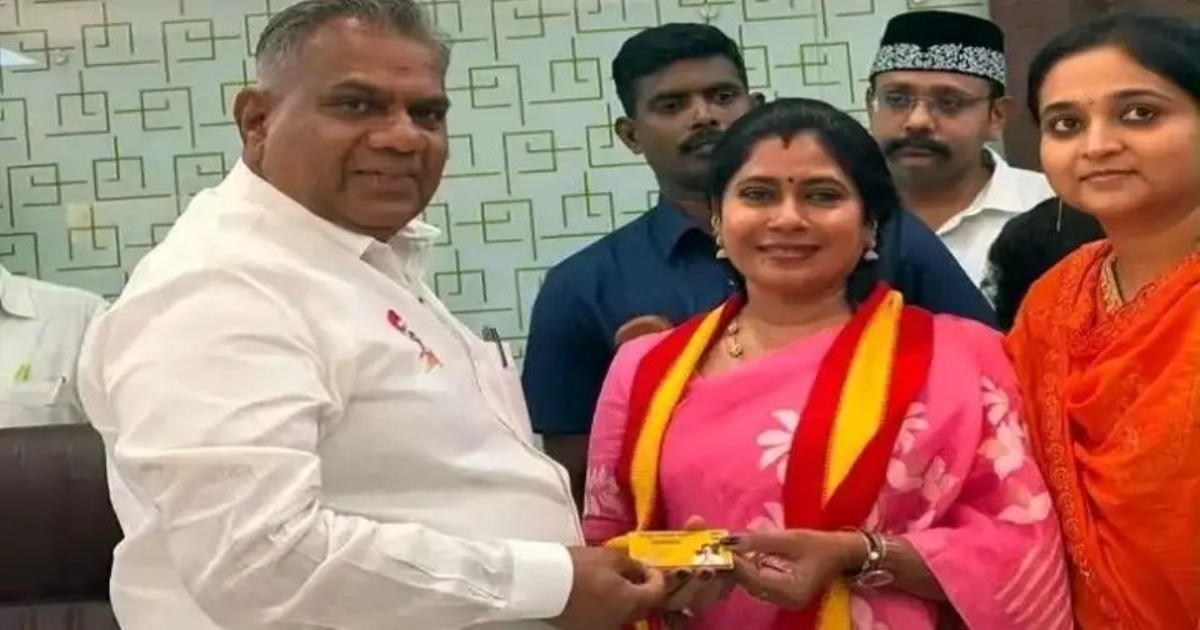 meena-jayakumar-joins-tvk-from-dmk