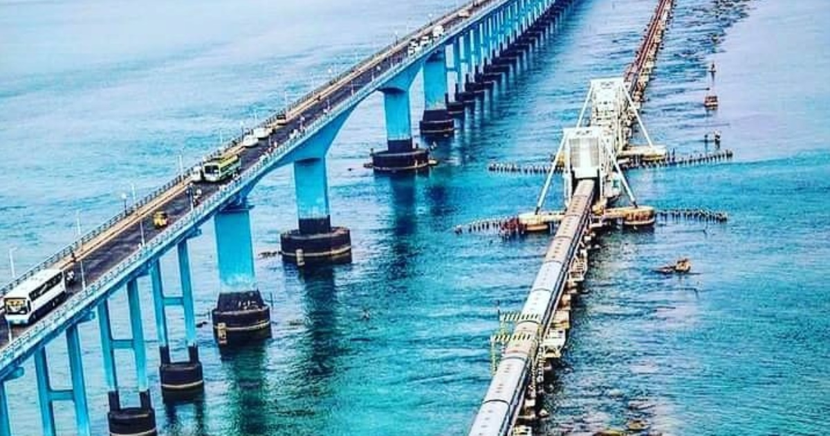 Rameswaram Pamban Bridge CCTV Camera Watching 