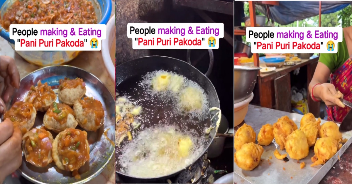 Pani Puri Now Made on Bonda in Kolkata Roadside fastfood Shops  