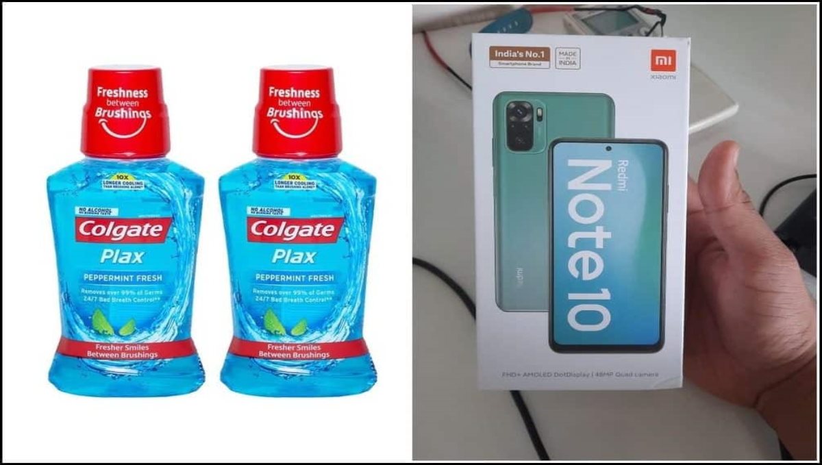 Man got phone who ordered mouth wash