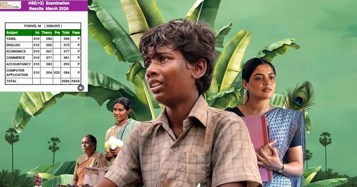 Young Actor Pon Vel Shines in Plus Two Examination