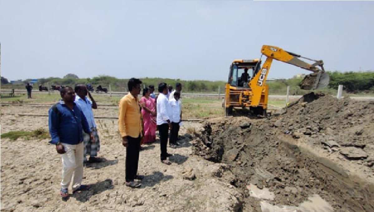 Kanchipuram Poonamallee Agaram Mel Missing Land Found by Govt Officers 