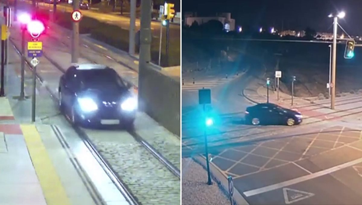 drunk-women-drove-car-on-railway-track-viral-video