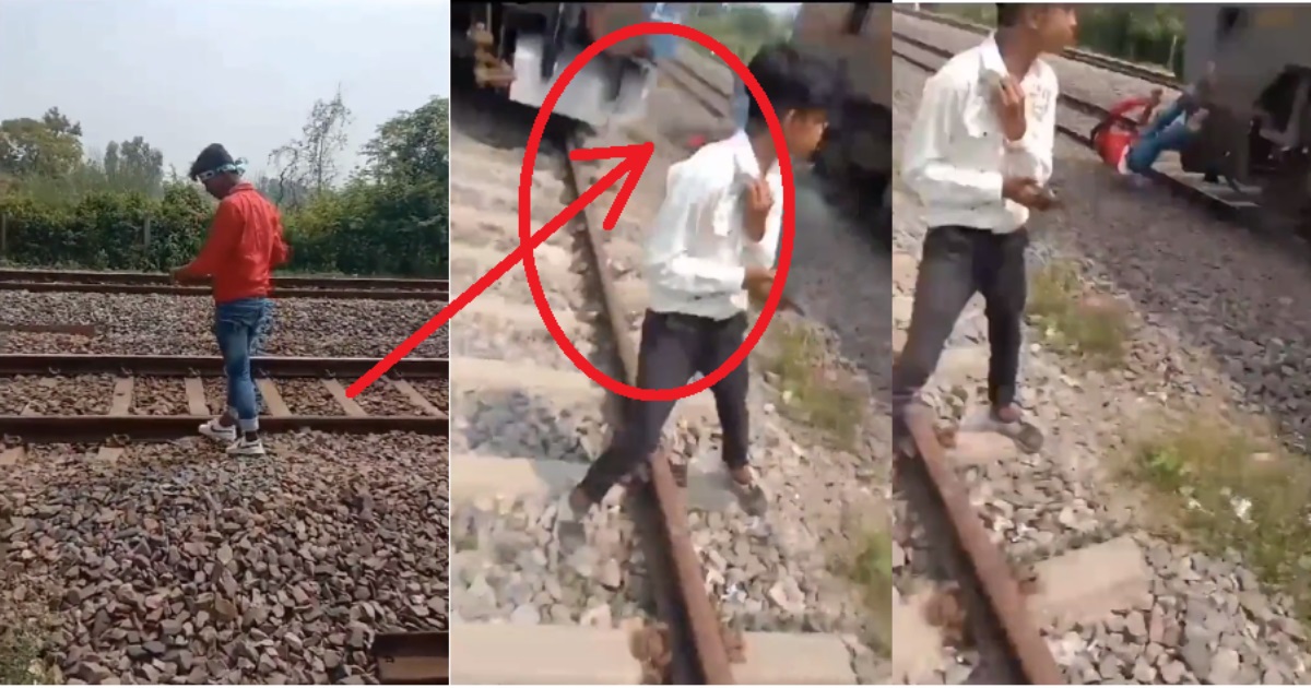 a 14 Aged Minor Boy Died Smashed by Train Wheels While he Attempt Instagram Reels In Barabanki 