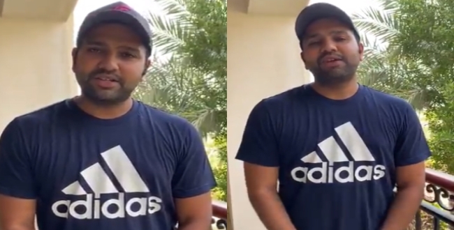 Rohit sharma thanks to the fans for wishing