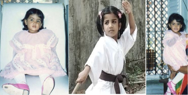 Actress samantha childhood photos