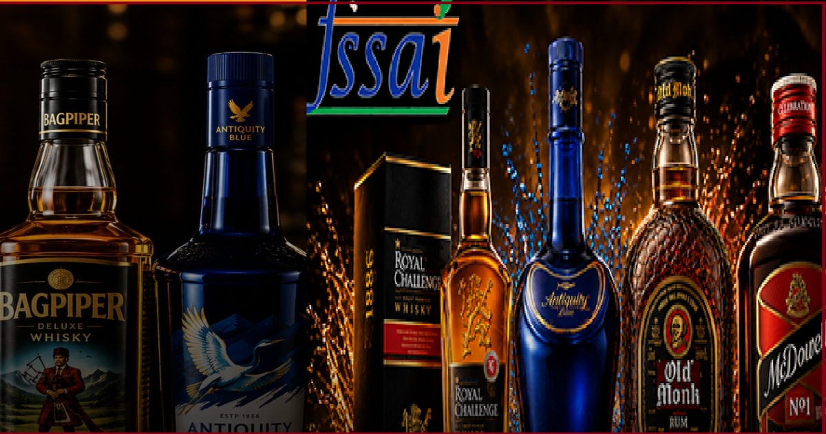 FSSAI Takes Action Against Select Variants of Old Monk Royal Challenge and Bagpiper