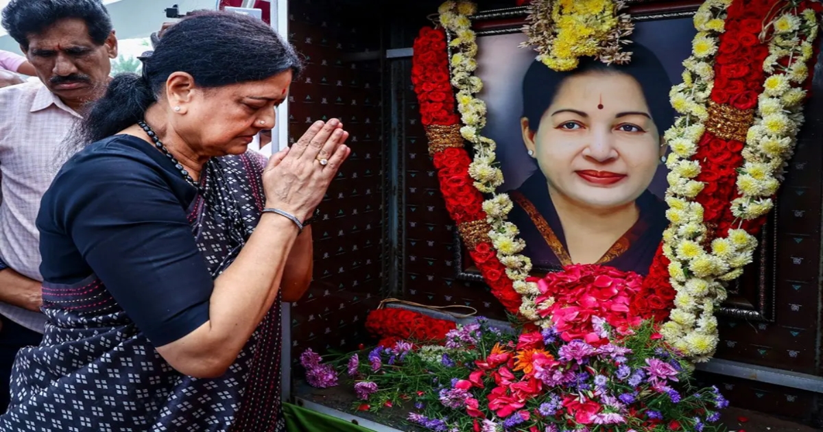 VK Sasikala Likely to Form Alliance with Vijay’s Tamil Nadu Victory Party Ahead of 2026 Elections