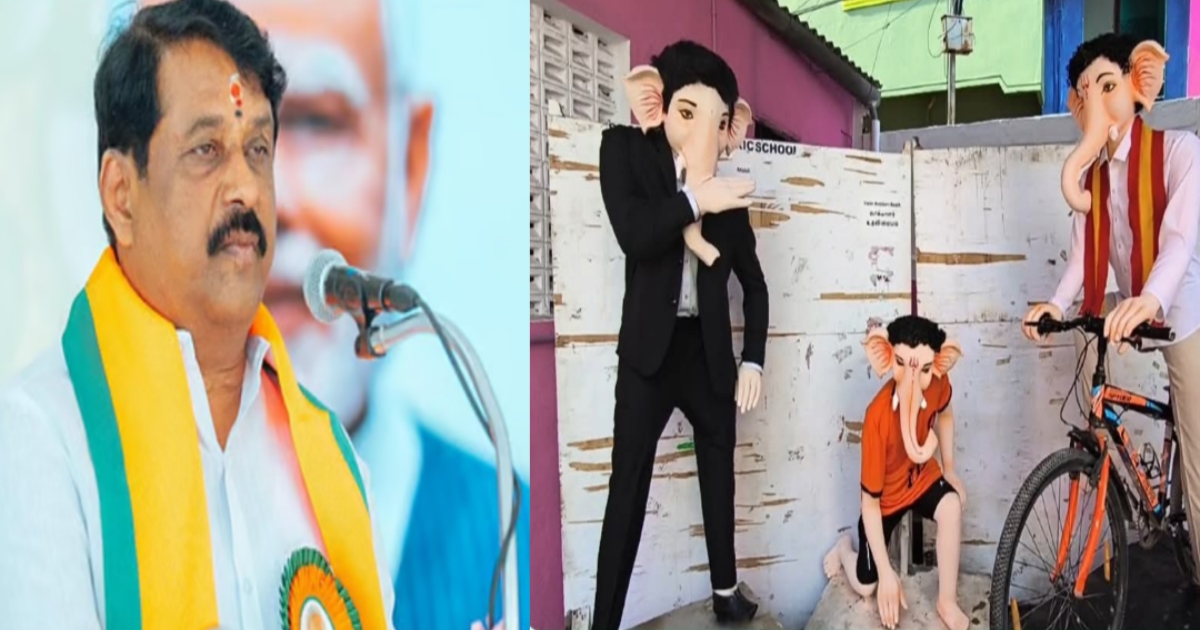 BJP nainar nagendran condemned against vijay statue 