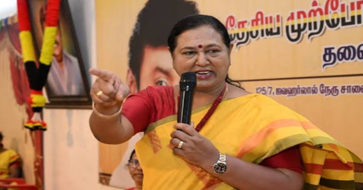 Premalatha vijaykanth condemned against DMK 