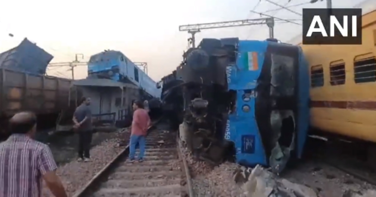 in Punjab 2 Goods Train collided 