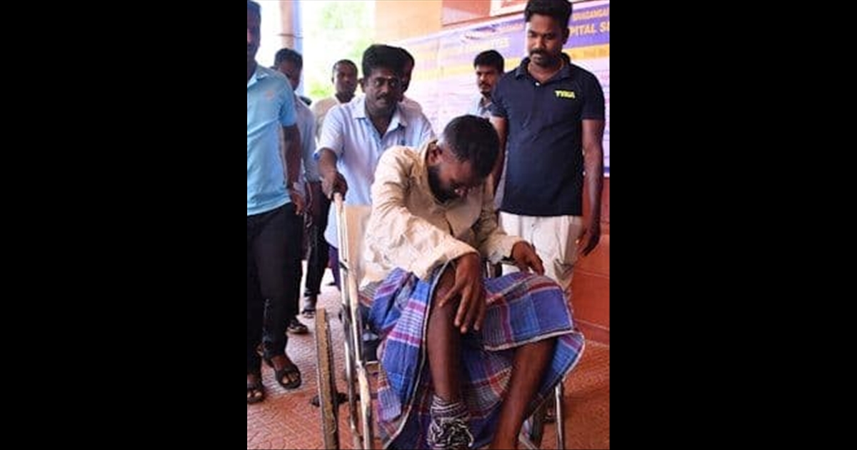 in  SIvaganga minor girl Rape and Murder accuse broken leg try to escape 