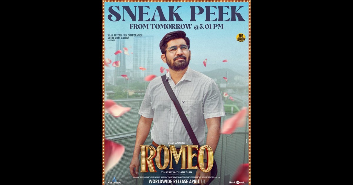 Vijay Antony Romeo Movie sneak Peek from 2 April 2023 