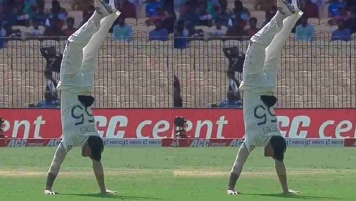 Ben stokes hand stand viral video