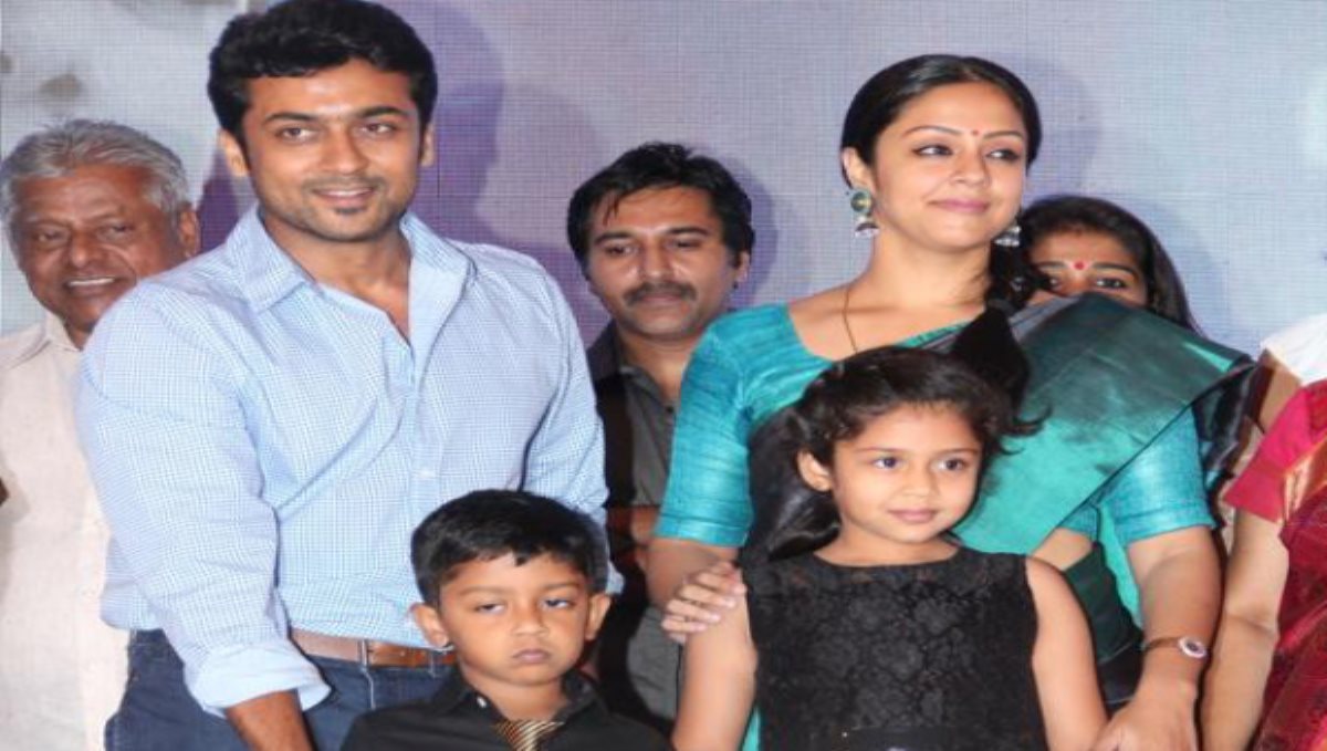 actor surya son and daughter photo viral