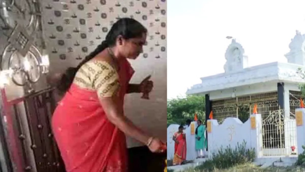 wife builds a temple for her husband