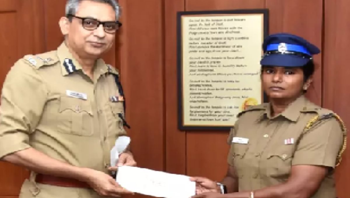 female chief constable who helped carry the body of the deceased
