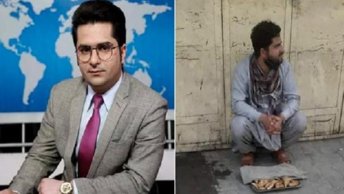 Afghan anchor forced to sell food on street after Taliban takeover