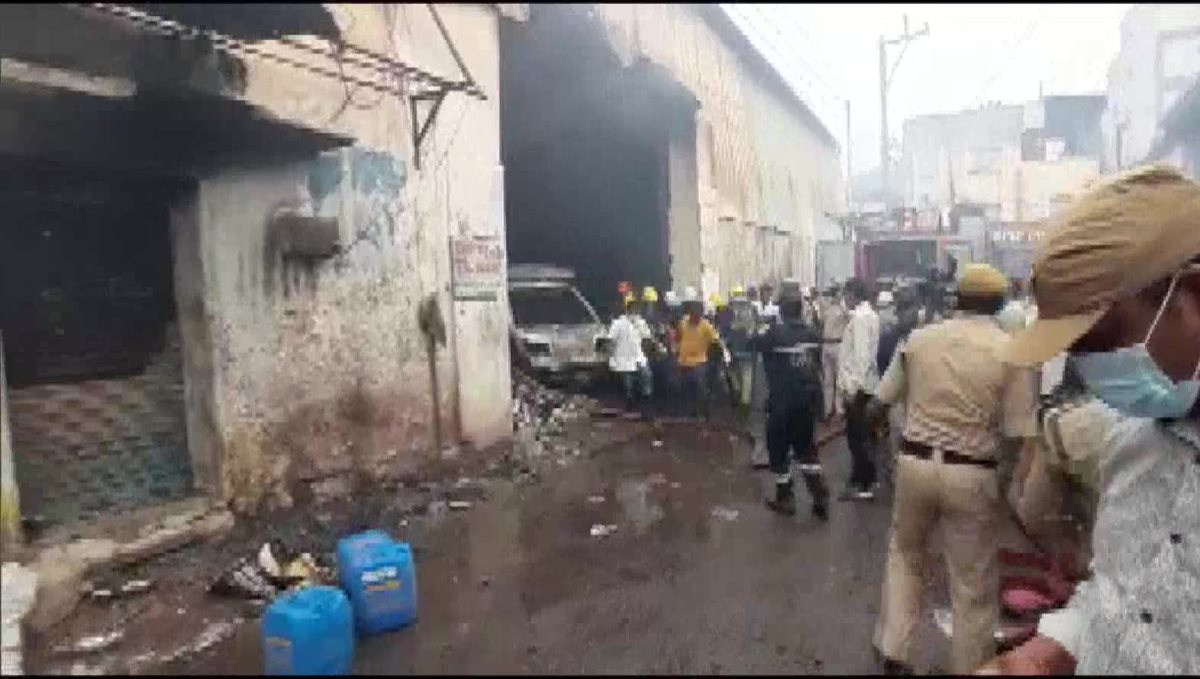 Telangana Hyderabad Timber Shop Fire Accident 11 Died 