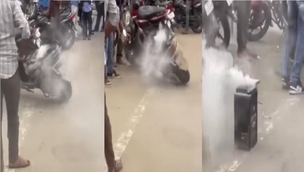 Tiruppur Avinashi E Scooter Battery Fired 
