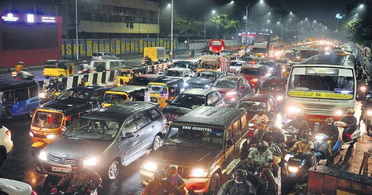 Pongal Holiday Celebration Koyambedu Poonamallee Highway Traffic 