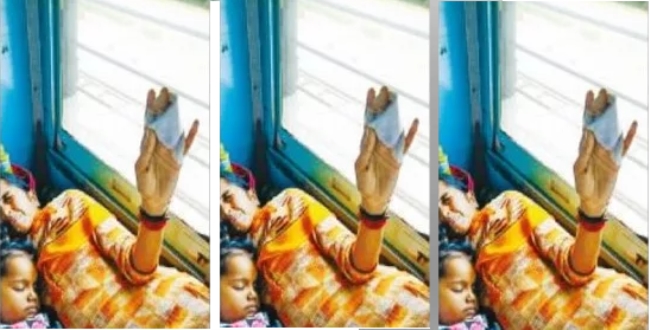 Women passenger finger cut in cholan express