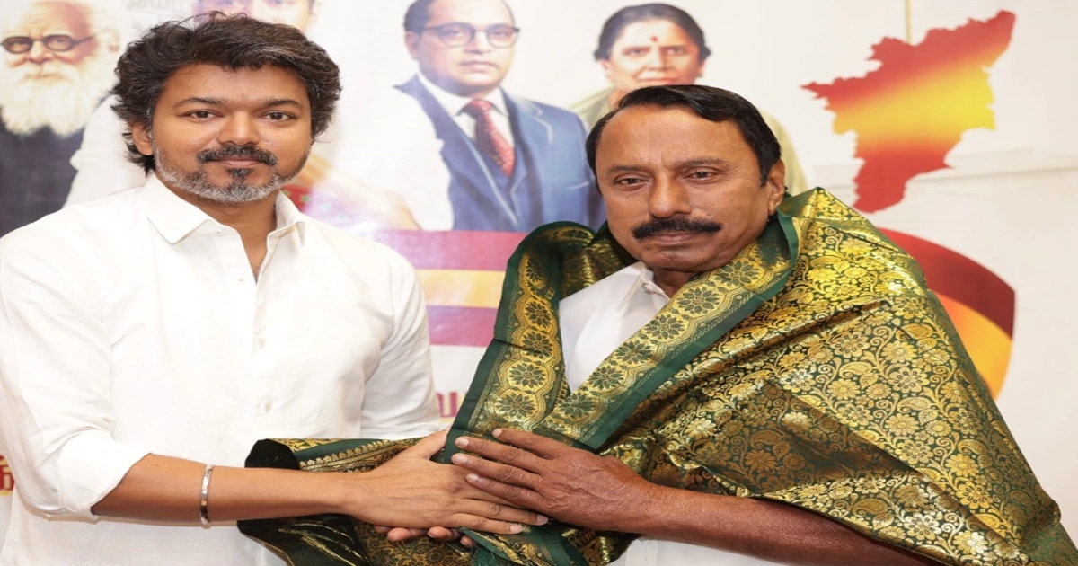 KA Sengottaiyan Declares TVK Vijay Will Be Tamil Nadu’s Chief Minister in 2026