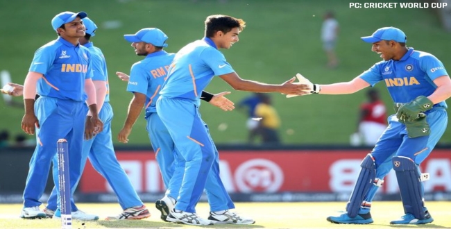 U19 worldcup india beat pakistan in semifinal