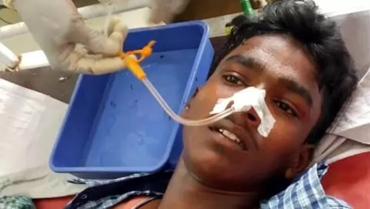 A student of a government school near Vridthachalam; Excitement due to drinking poison..!
