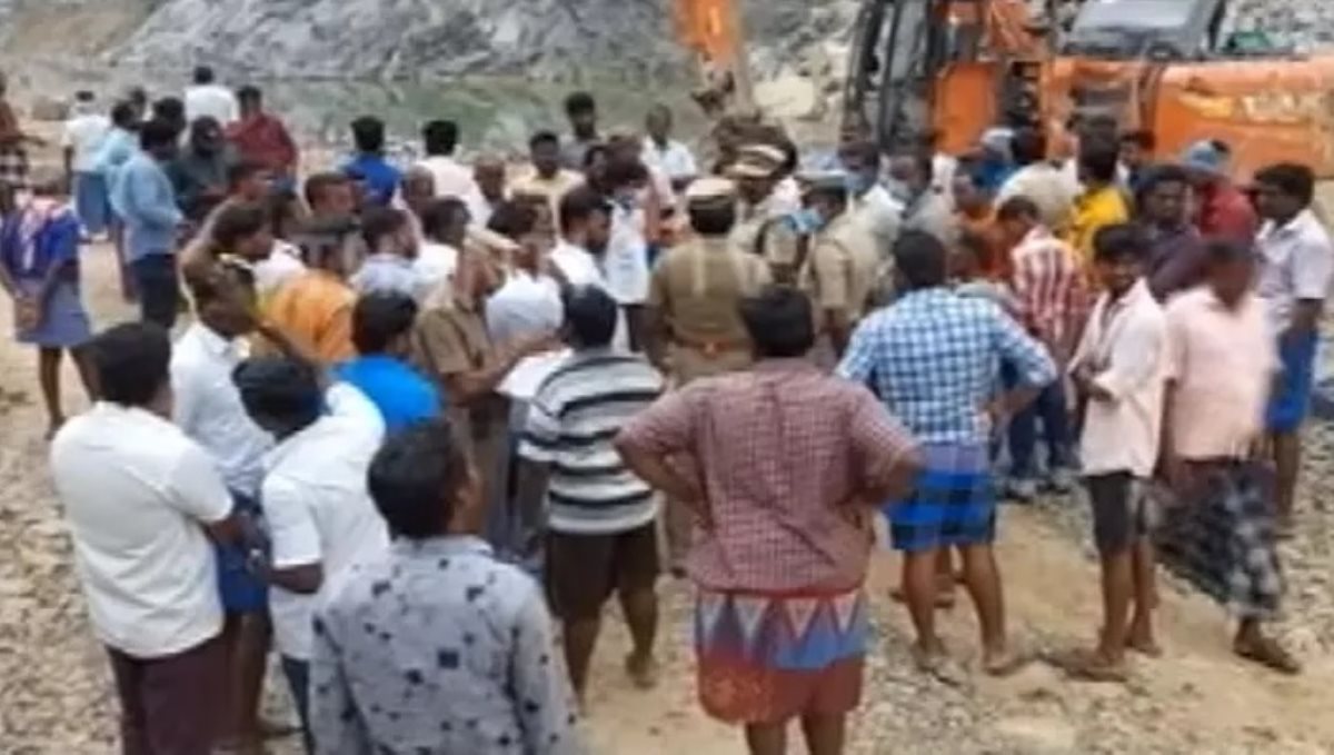 Perambalur Stone Quarry Accident Collector personally inspected