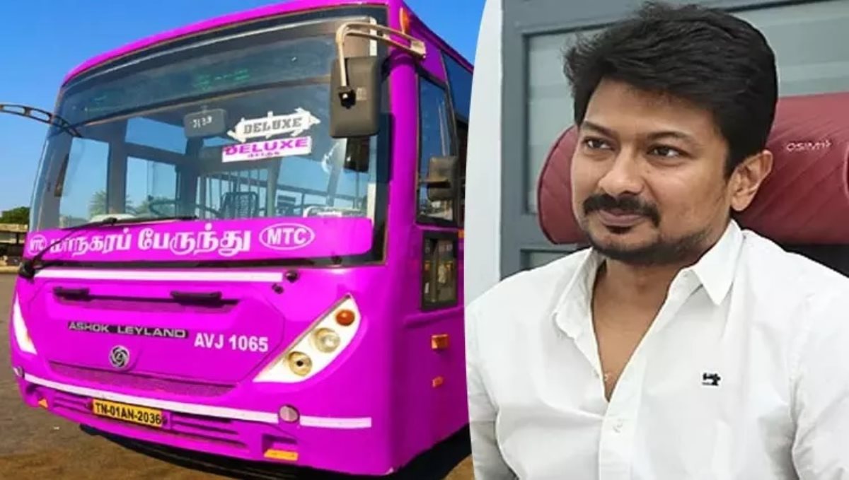 Pink bus to be seen separately by women... Udayanidhi Stalin will start today..!