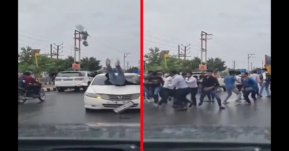 college-students-clash-in-the-middle-of-the-road-viral