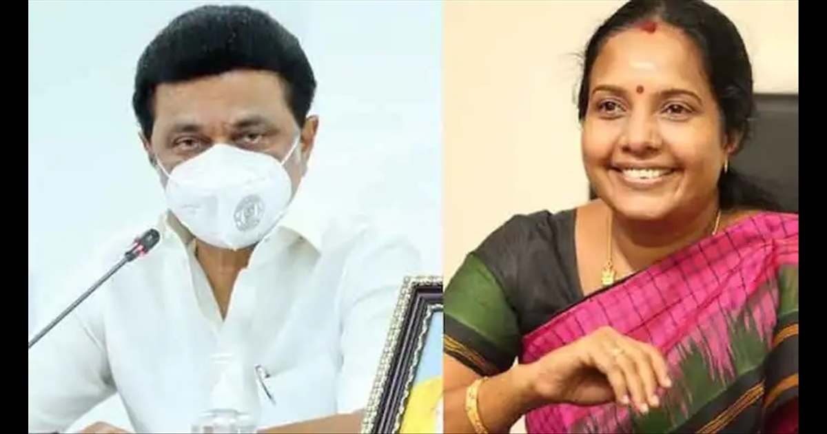 BJP national president Vanathi Srinivasan joins DMK.... Chavku Shankar's Twitter post sparks a stir...!!