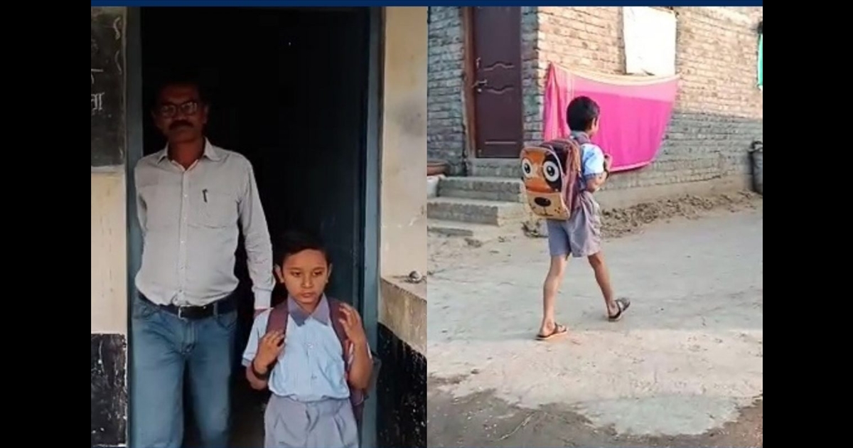 Only one teacher for.... Only one student  Amazing Govt School...