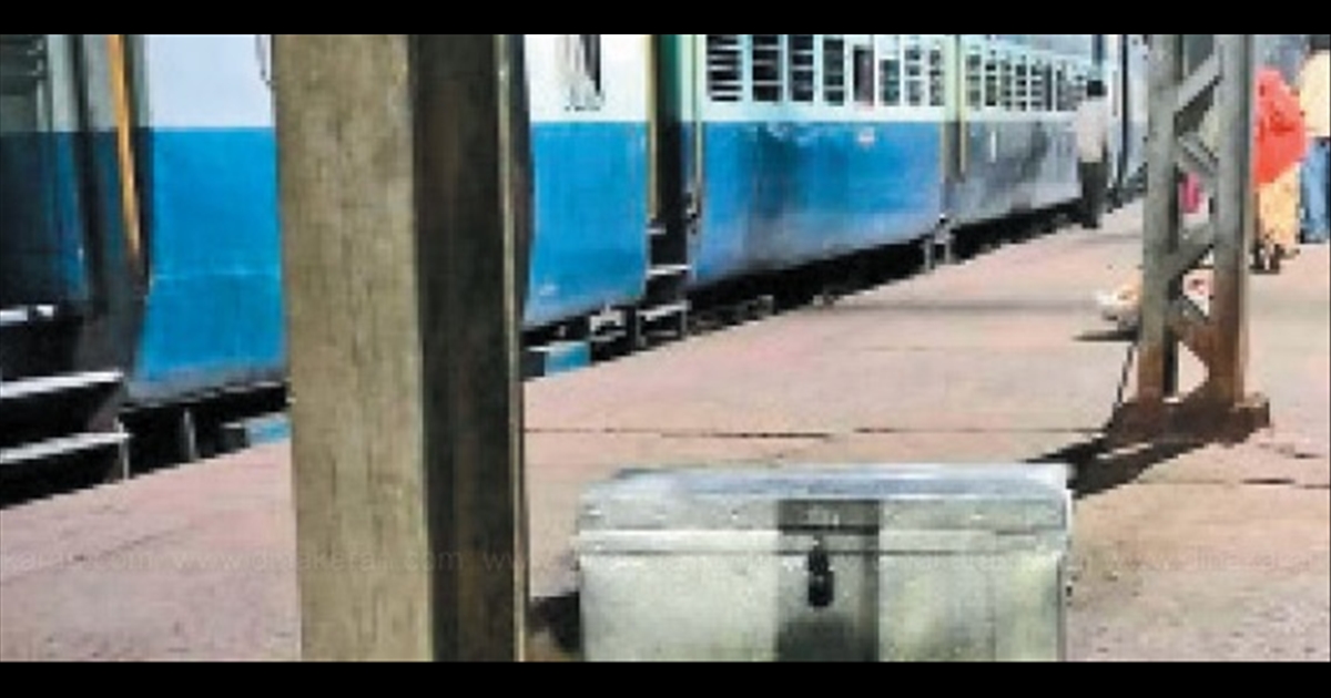 In the mysterious box that arrived by train to Patna; The body of the young man was folded...