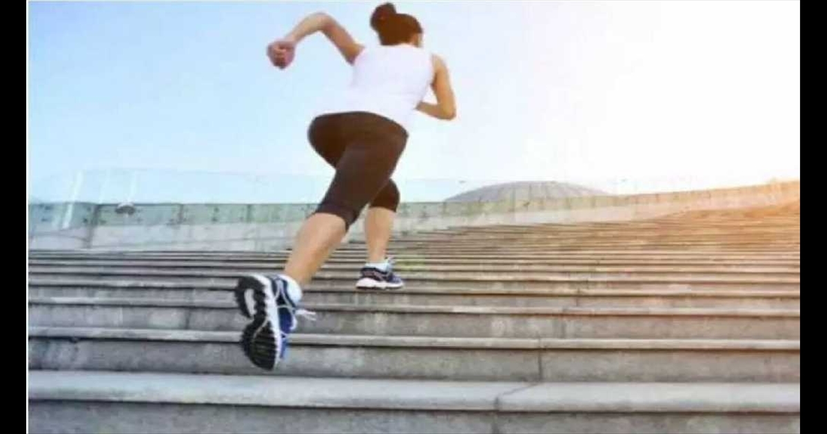 Benefits of climbing the stairs daily....It can prevent heart attacks...