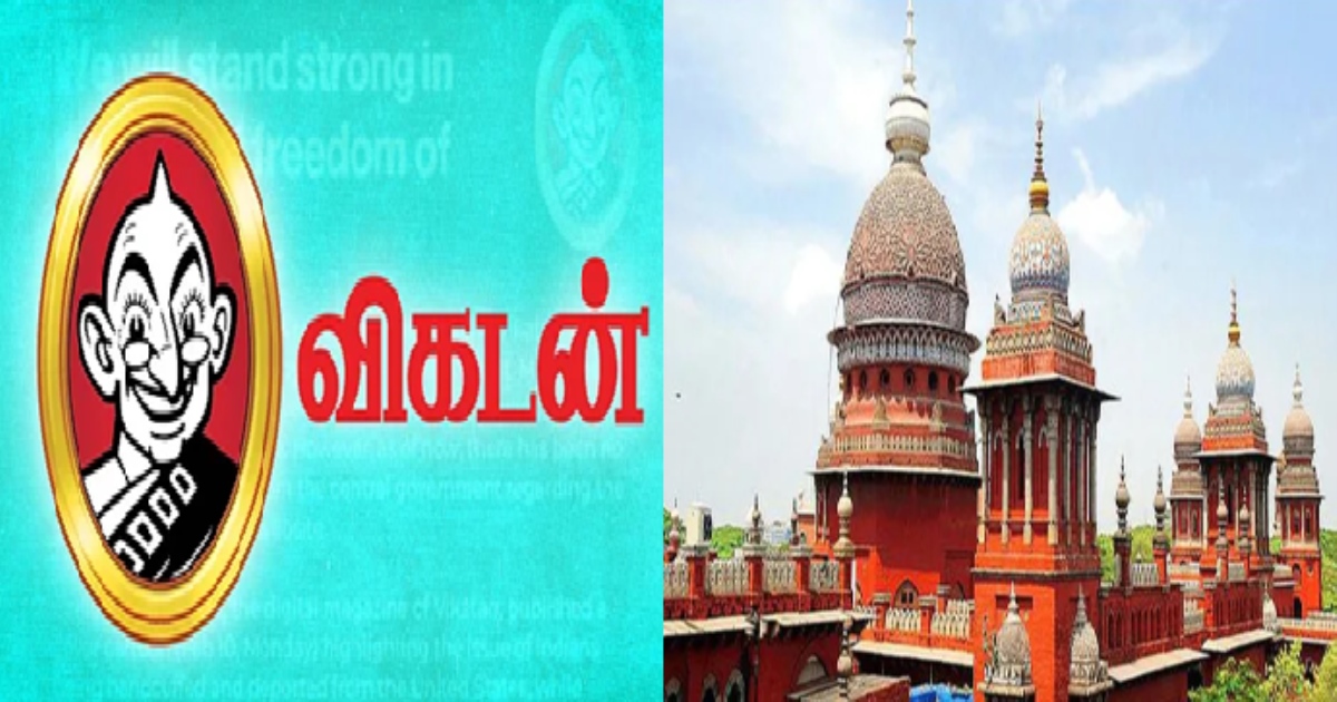 Chennai HC Says Vikatan Website Will Be Back to Live 