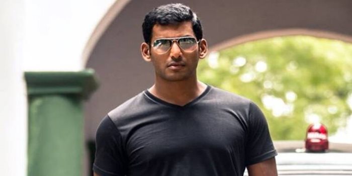 Vishal shares accident video in shooting spot