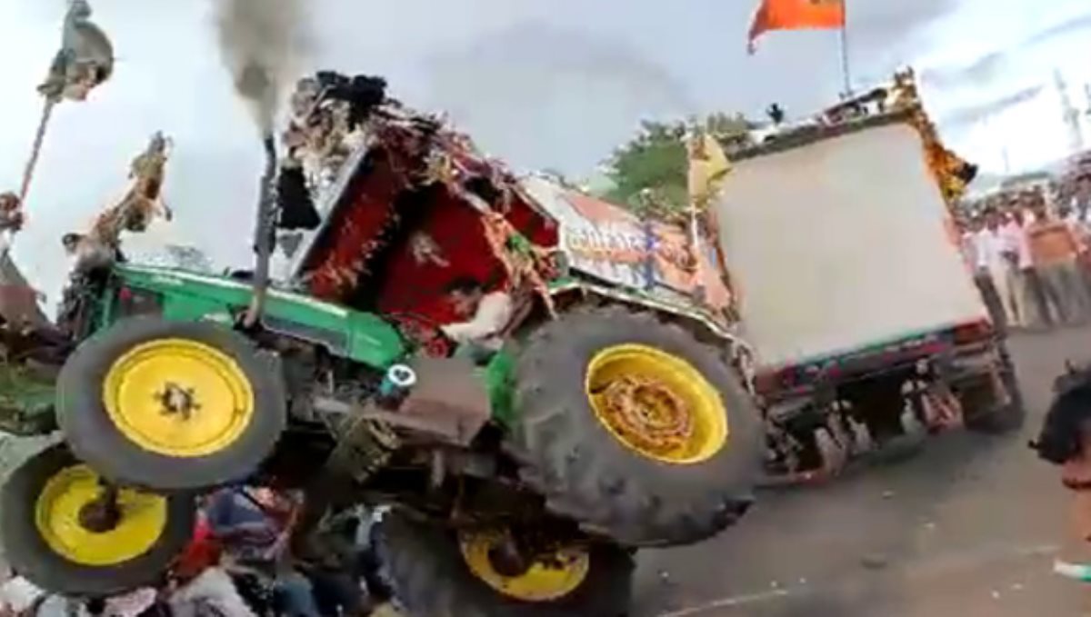 tractor wheeling accident in karnataka