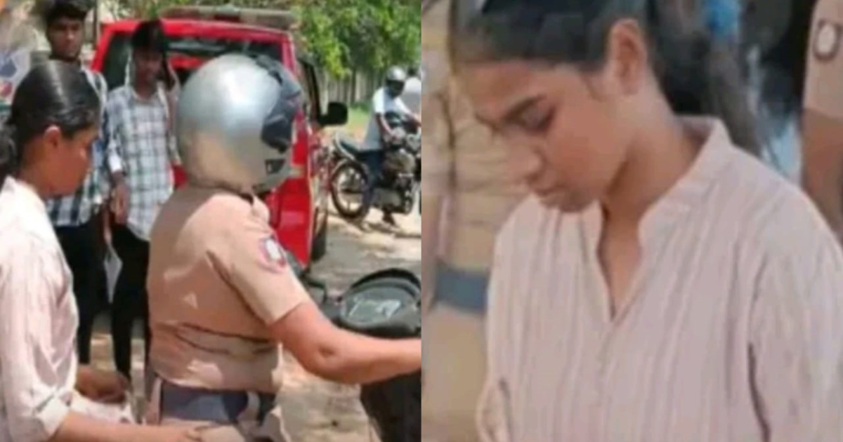 neet aspirant button issue women police officer helped