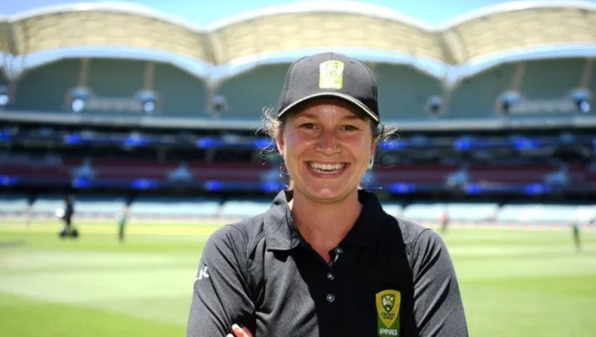 first time women umpire in test match
