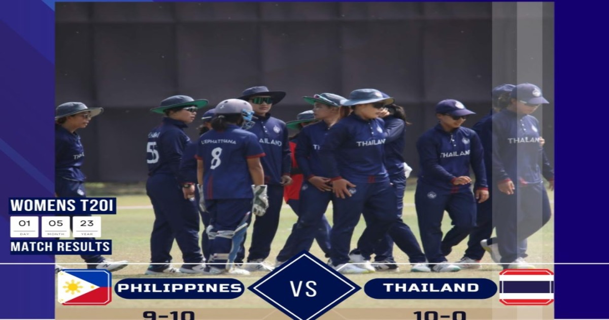 Philippines Vs Thailand Women T20 Match 