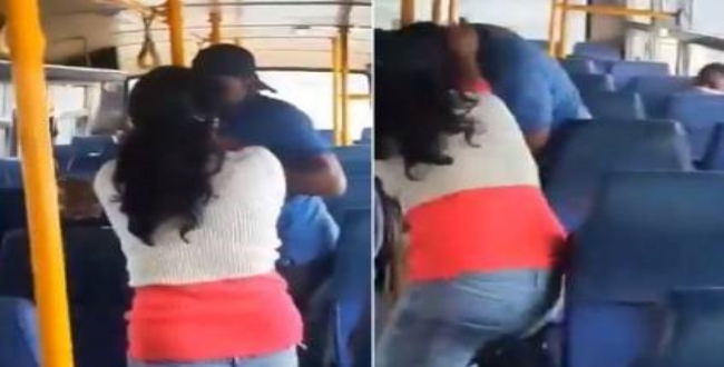 Women beats man who misbehaved in bus viral video 