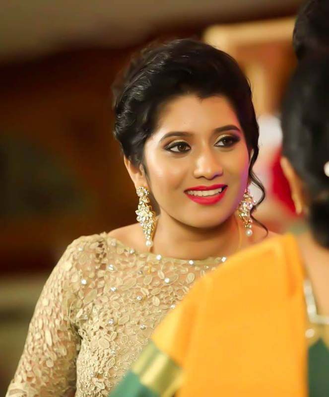 Cute tamil tv channel anchors