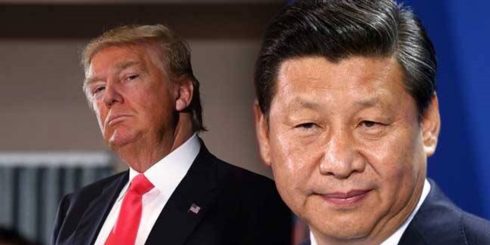 trump against china