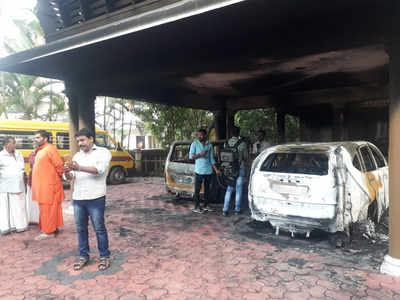 Kerala ashram set on fire