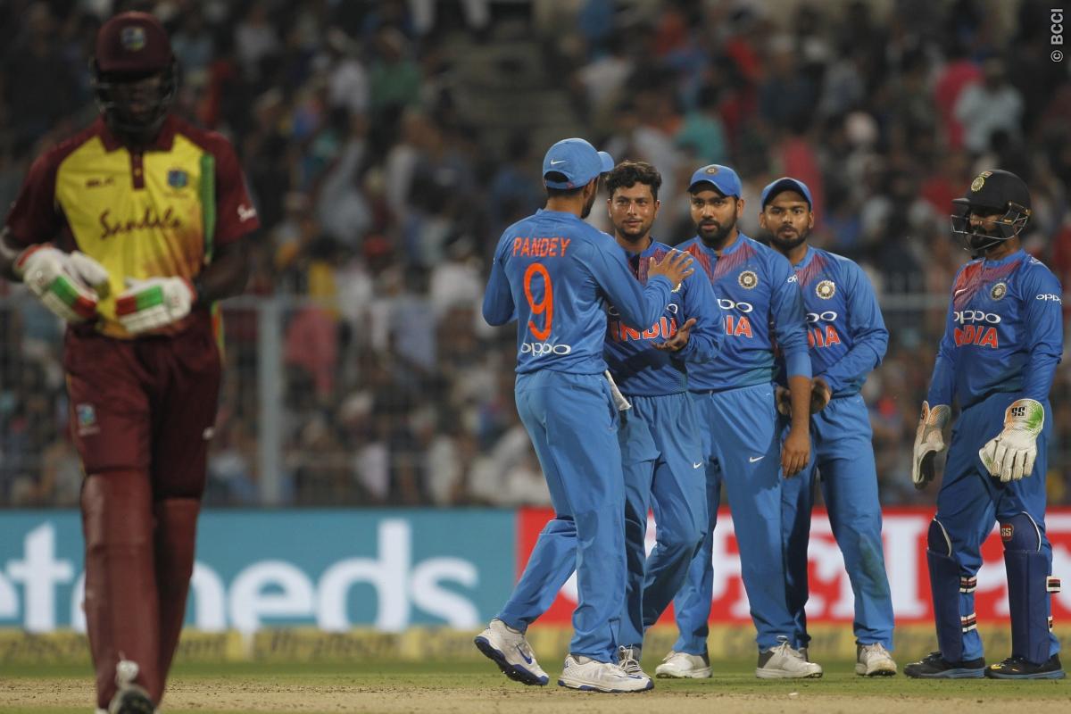 first T20 india won by 5 wickets