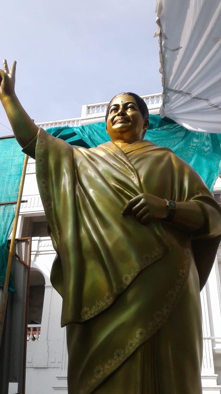 jeyalalitha new statue open