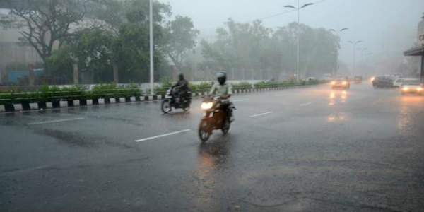 heavy rain